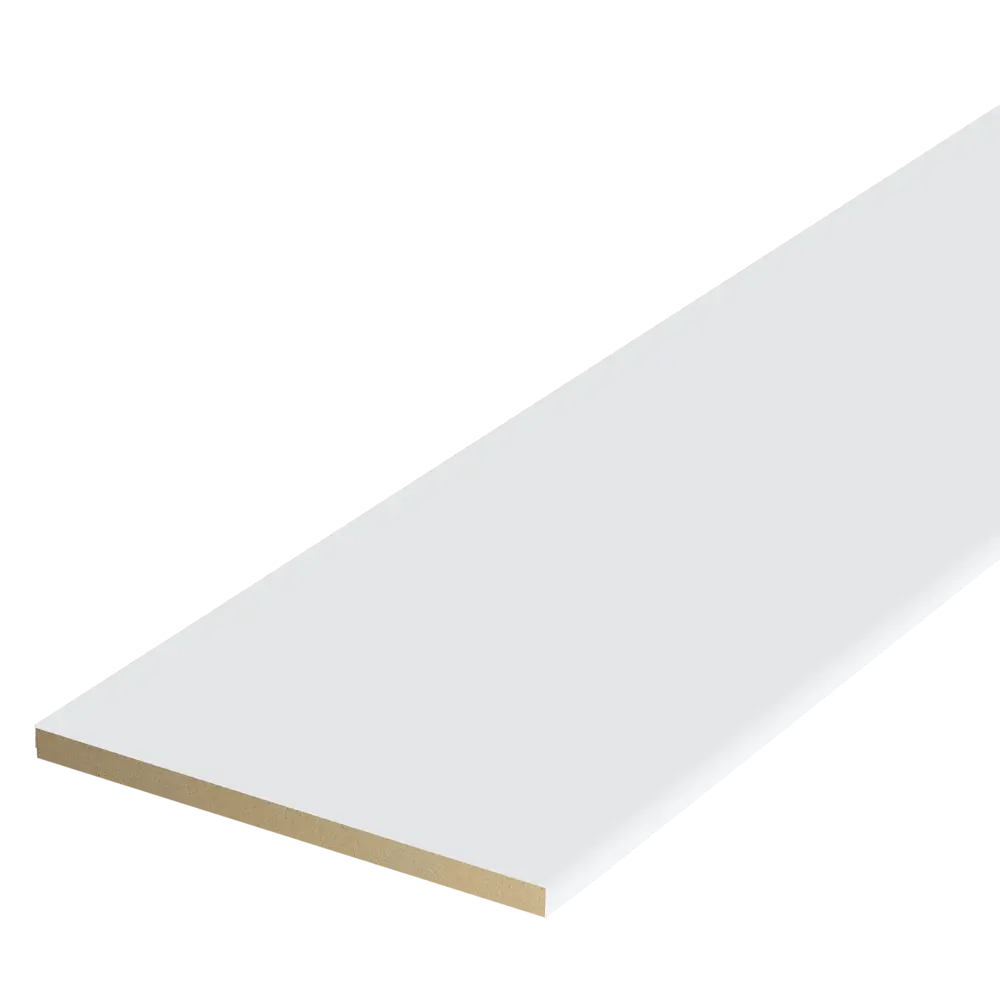 Фото Добор телескопический 2100x100x10 мм полипропилен цвет белый Фото Добор телескопический 2100x100x10 мм полипропилен цвет белый