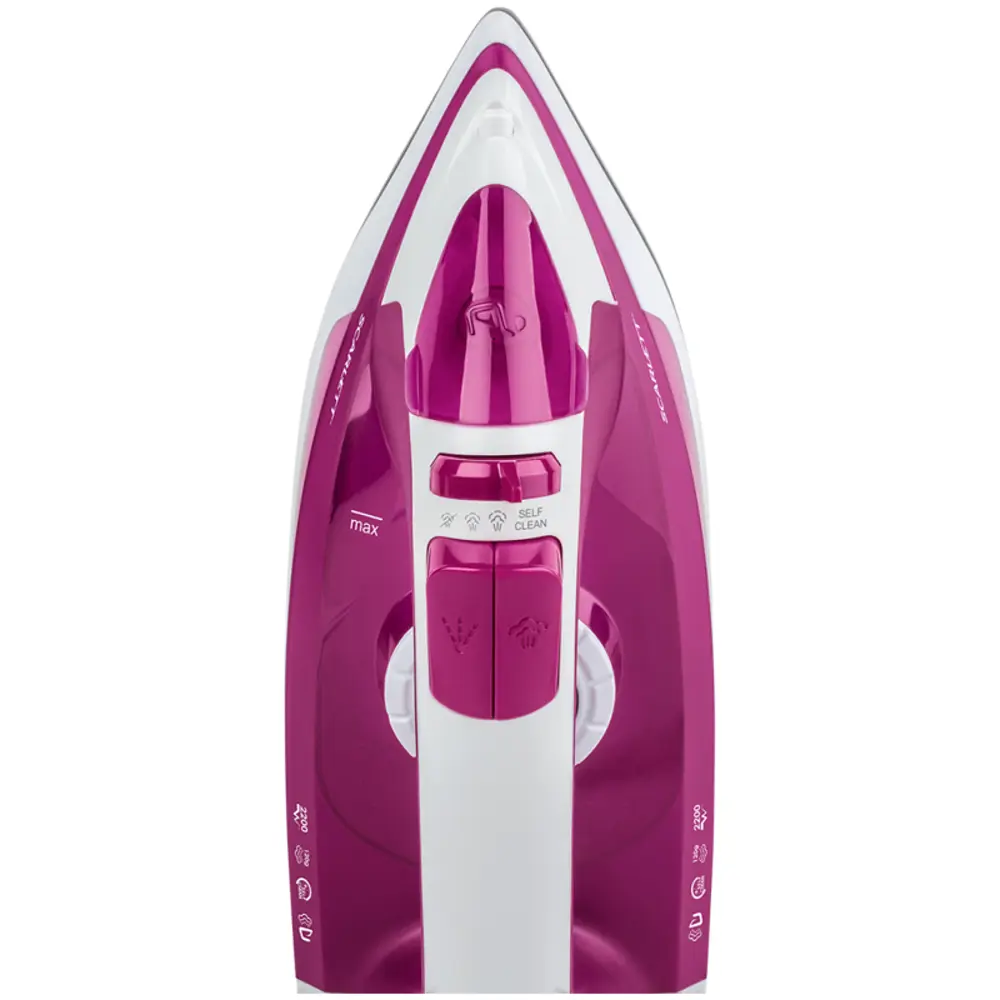 Фото 2 Паровой утюг Scarlett SC-SI30K25 0.25 л 2200 Вт цвет розовый Фото 2 Паровой утюг Scarlett SC-SI30K25 0.25 л 2200 Вт цвет розовый