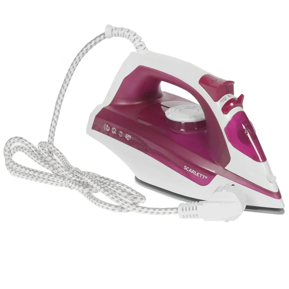 Фото 17 Паровой утюг Scarlett SC-SI30K25 0.25 л 2200 Вт цвет розовый Фото 17 Паровой утюг Scarlett SC-SI30K25 0.25 л 2200 Вт цвет розовый