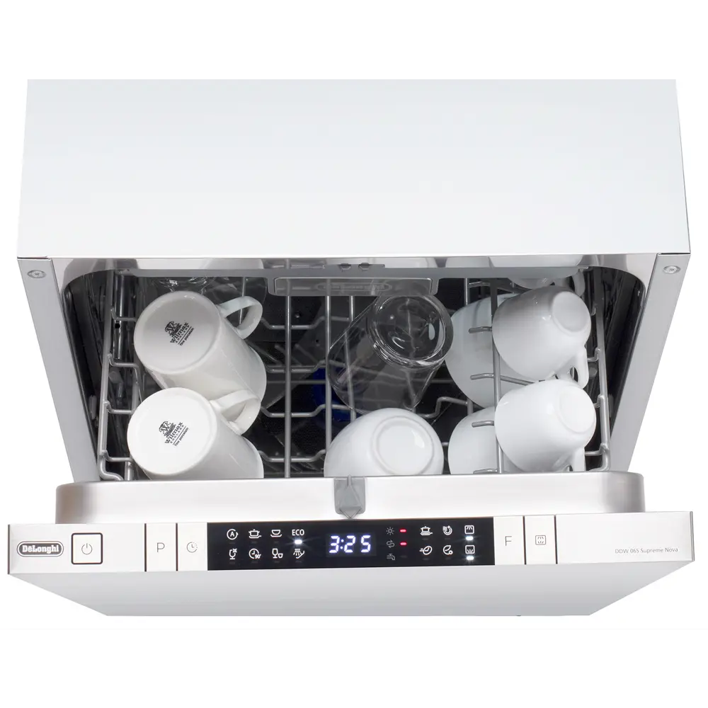Фото 5 Встраиваемая посудомоечная машина Delonghi DDW06S Supreme nova 44.5 см 6 программ цвет серый Фото 5 Встраиваемая посудомоечная машина Delonghi DDW06S Supreme nova 44.5 см 6 программ цвет серый