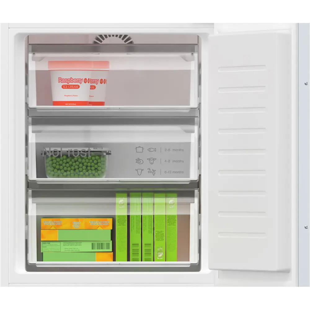 Фото 5 Встраиваемый холодильник Bosch KIN86VFE0 54.1x177.2 см цвет белый Фото 5 Встраиваемый холодильник Bosch KIN86VFE0 54.1x177.2 см цвет белый