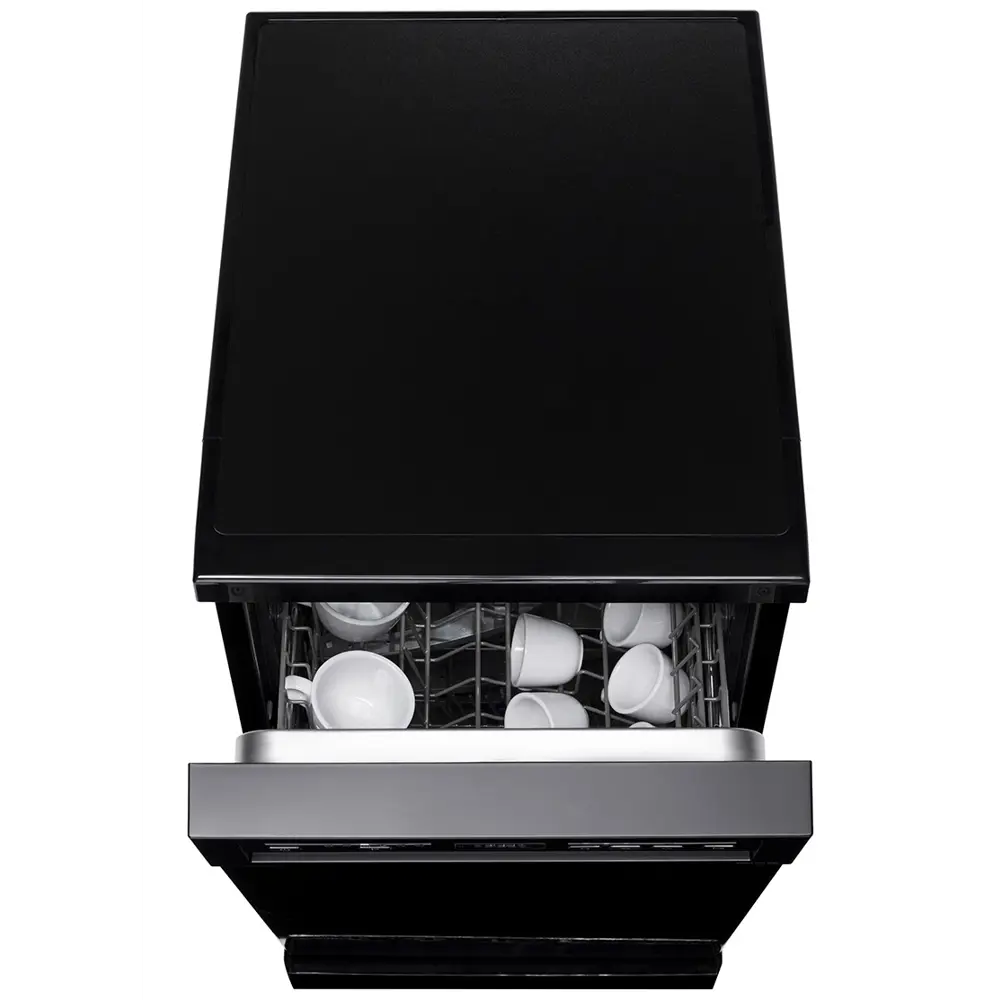 Фото 6 Отдельностоящая посудомоечная машина Delonghi DDWS09S Erea 44.8 см 6 программ цвет черный Фото 6 Отдельностоящая посудомоечная машина Delonghi DDWS09S Erea 44.8 см 6 программ цвет черный