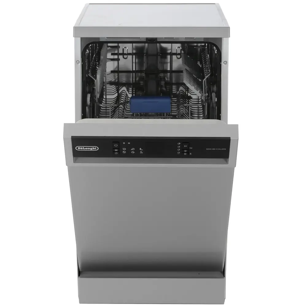Фото 2 Отдельностоящая посудомоечная машина Delonghi DDWS 465 X CALLISTO 664389 45 см 6 программ цвет серебристый Фото 2 Отдельностоящая посудомоечная машина Delonghi DDWS 465 X CALLISTO 664389 45 см 6 программ цвет серебристый