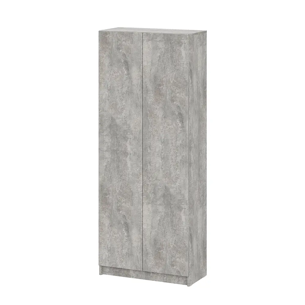 Фото 3 Шкаф распашной Арника Бали с 6 дверями 240.3x200x38 см ЛДСП цвет цемент светлый