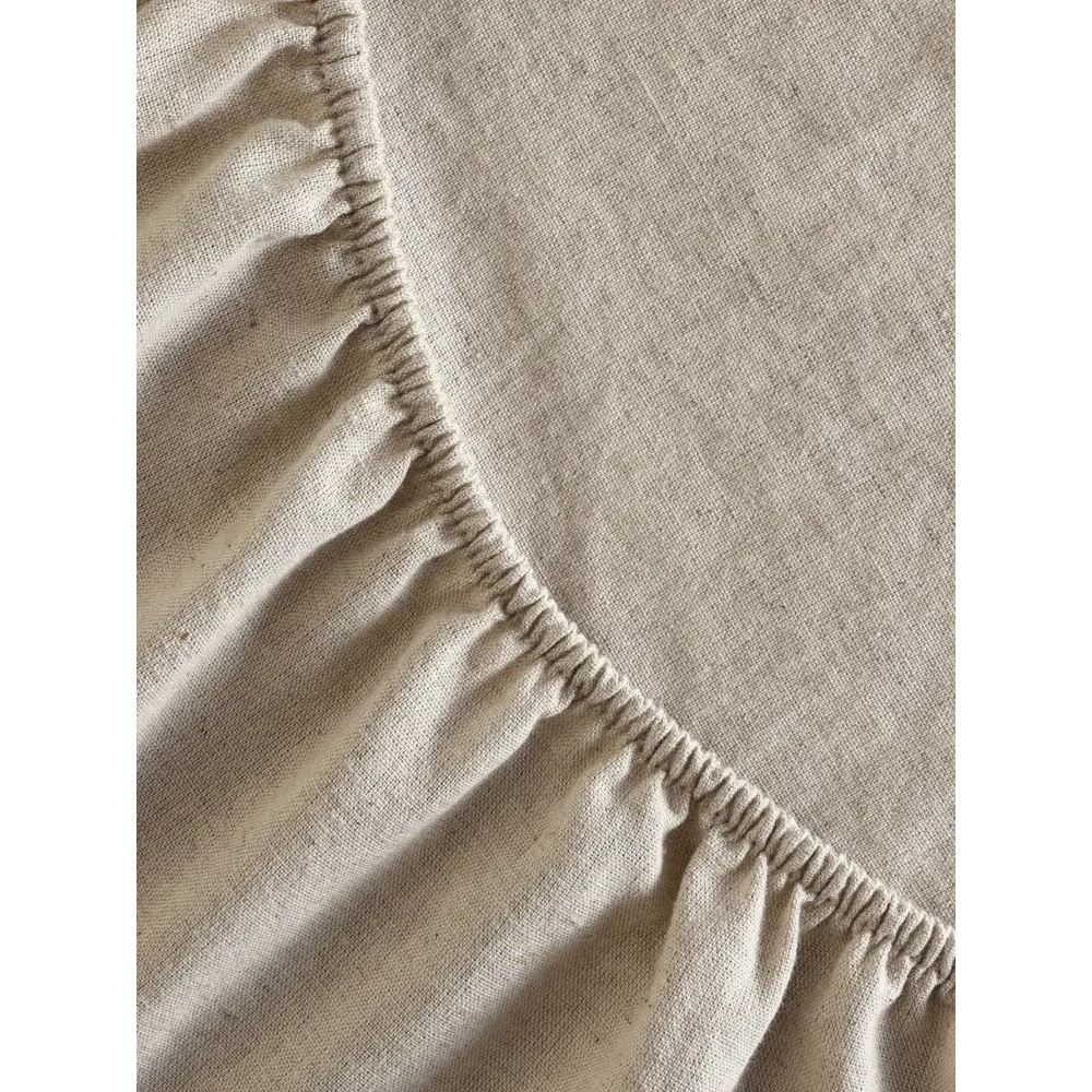 Фото 8 Простыня Sima-land home Linen collection 10857011 200x220 см хлопок на резинке цвет бежевый Фото 8 Простыня Sima-land home Linen collection 10857011 200x220 см хлопок на резинке цвет бежевый