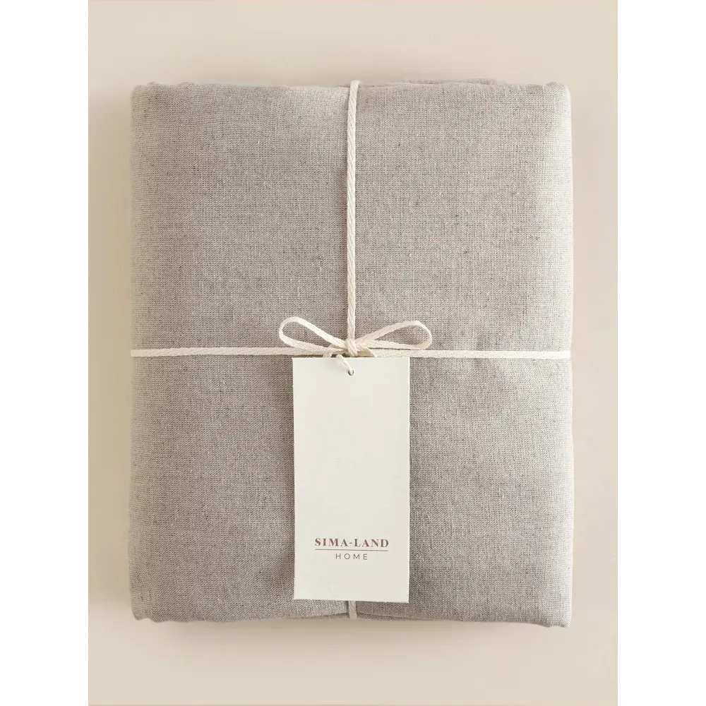 Фото 4 Простыня Sima-land home Linen collection 10857011 200x220 см хлопок на резинке цвет бежевый Фото 4 Простыня Sima-land home Linen collection 10857011 200x220 см хлопок на резинке цвет бежевый