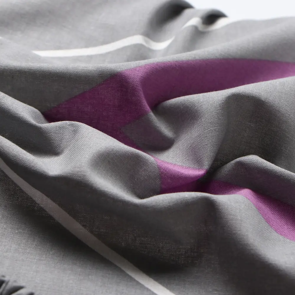 Фото 4 Простыня Этель Сиренево-серые зигзаги 180x214 см хлопок на резинке цвет бежевый Фото 4 Простыня Этель Сиренево-серые зигзаги 180x214 см хлопок на резинке цвет бежевый