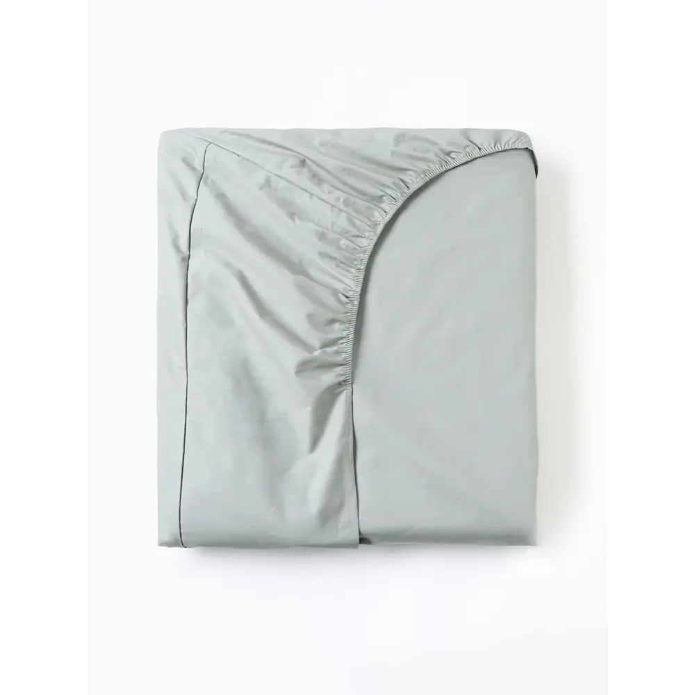 Фото 4 Простыня Этель 10850517 160x235 см хлопок на резинке цвет серый