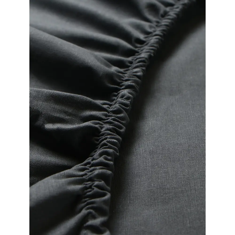 Фото 5 Простыня Этель 10801838 180x214 см хлопок на резинке цвет серый