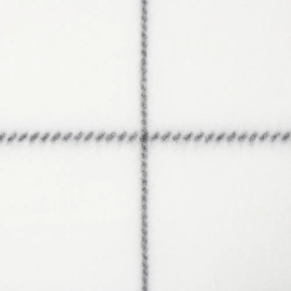 Фото 2 Плед Экономь И Я Клетка 150x180 см полиэстер цвет белый Фото 2 Плед Экономь И Я Клетка 150x180 см полиэстер цвет белый