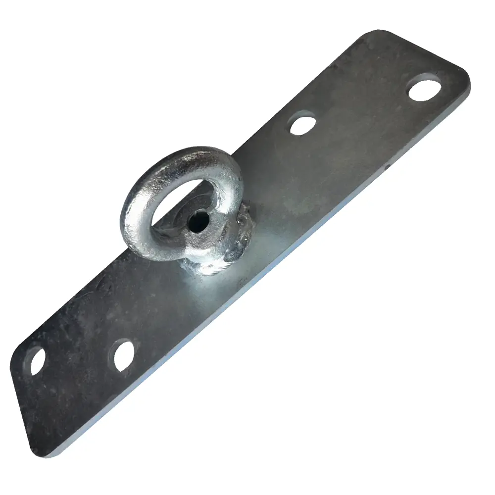 Фото Потолочный кронштейн-подвес прямоугольный Левша 200x50x4 цинк