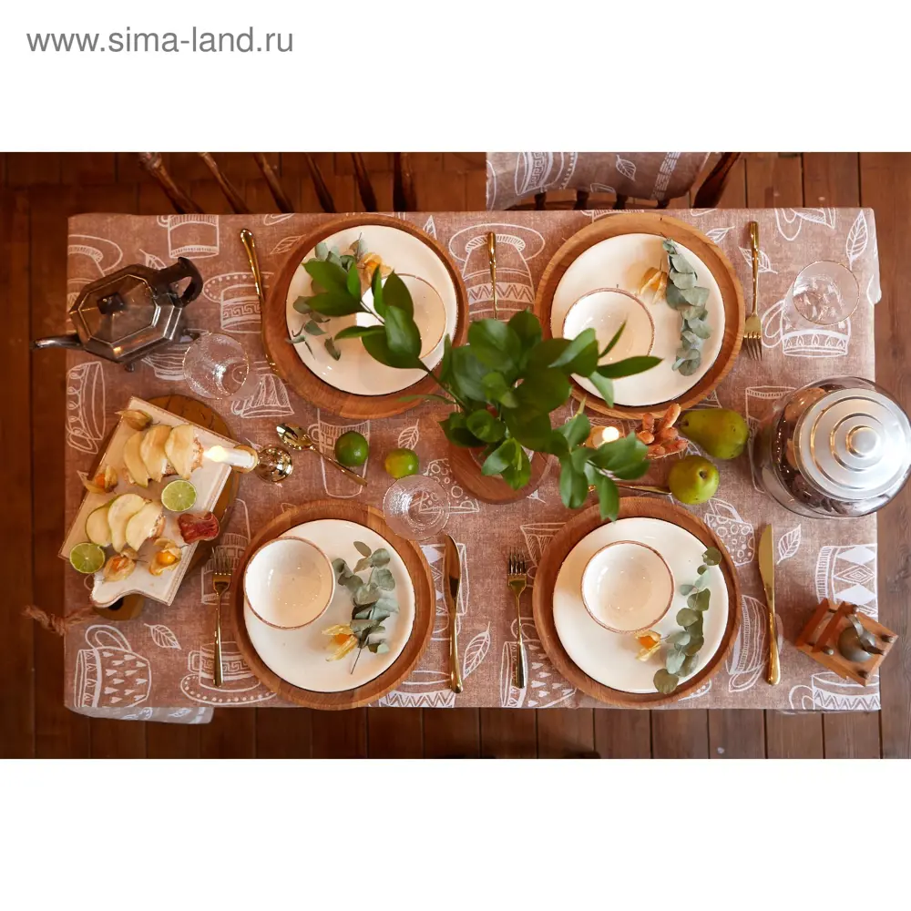 Фото 8 Скатерть Доляна Cup of tea 110х144 см 100% хлопок 164 г/м2 4682765 Фото 8 Скатерть Доляна Cup of tea 110х144 см 100% хлопок 164 г/м2 4682765