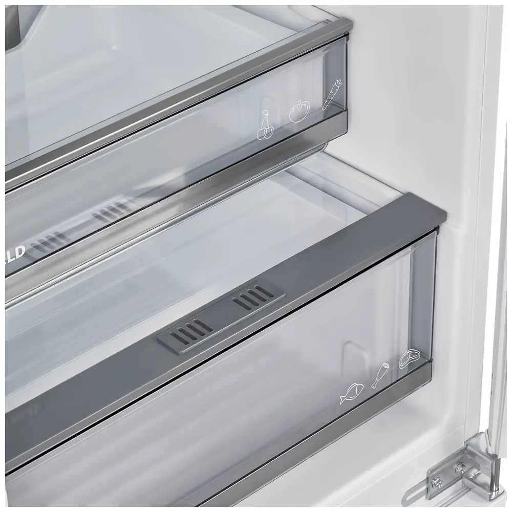 Фото 9 Встраиваемый холодильник Maunfeld MBF177NFFWGR Inverter 54x178 см цвет белый