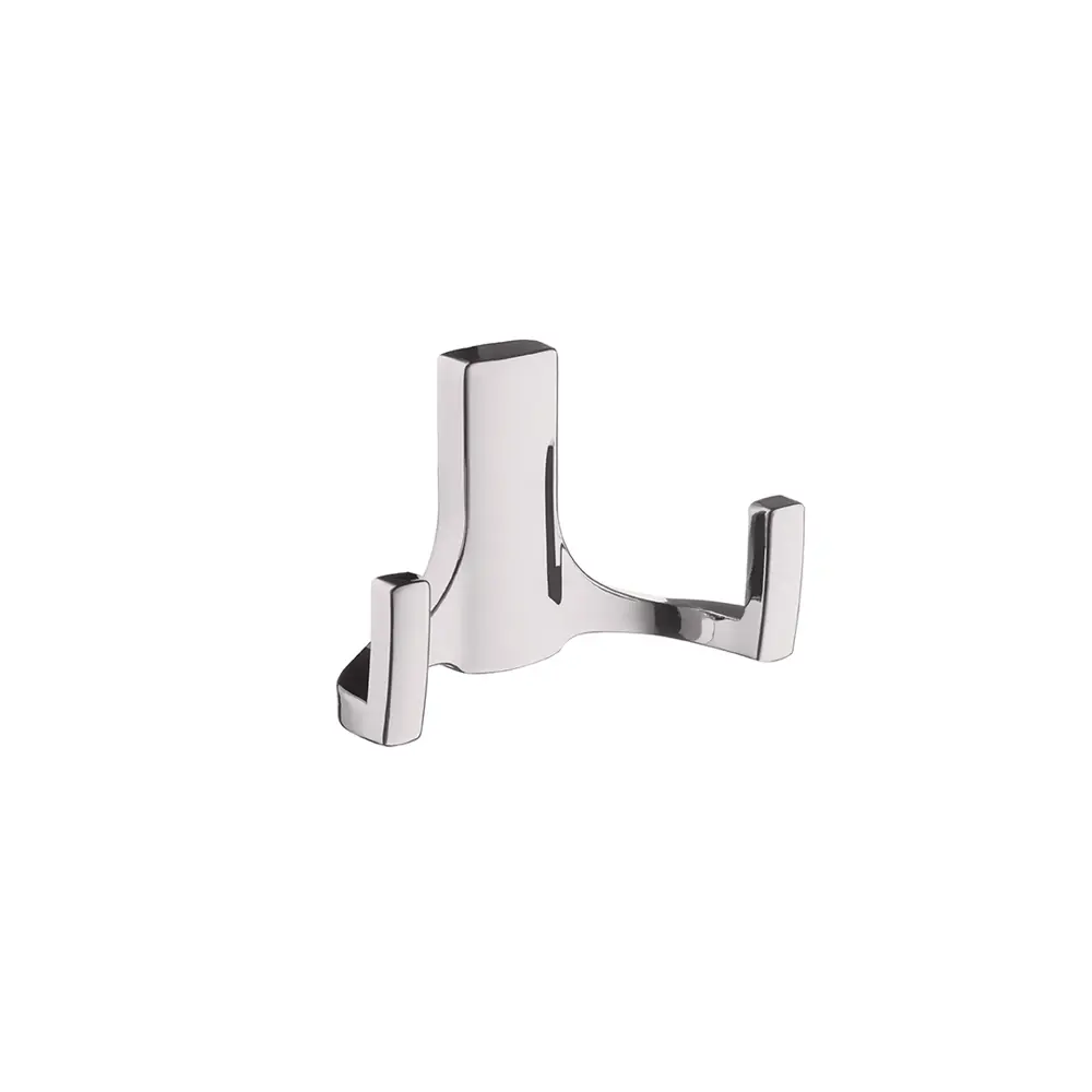 Фото Крючок мебельный двухрожковый Kerron матовый хром KR-0330-SC 3 шт. Фото Крючок мебельный двухрожковый Kerron матовый хром KR-0330-SC 3 шт.