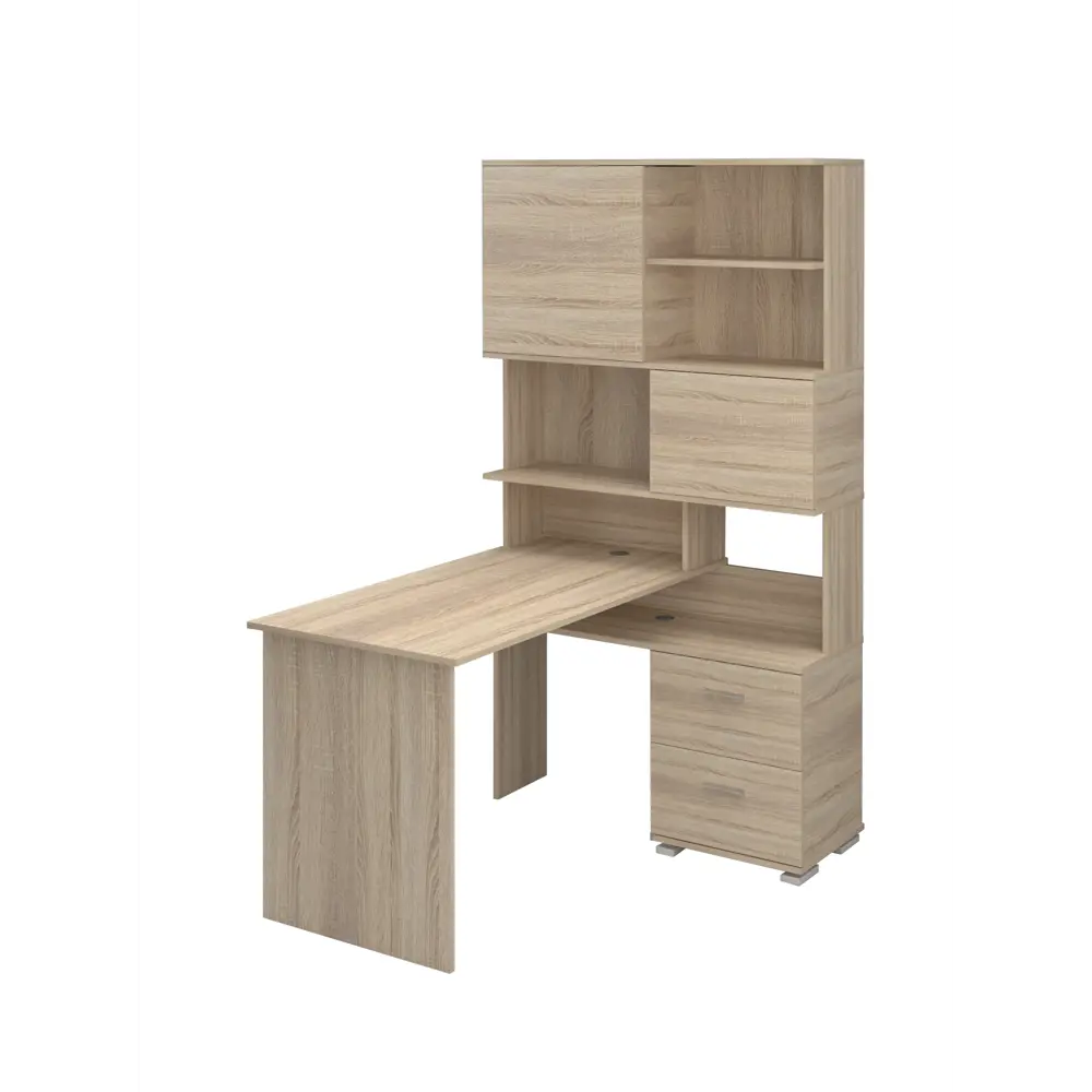 Фото 4 Стол компьютерный Мэрдэс СМД-105 105x1895x135 см ЛДСП цвет дуб сонома Фото 4 Стол компьютерный Мэрдэс СМД-105 105x1895x135 см ЛДСП цвет дуб сонома