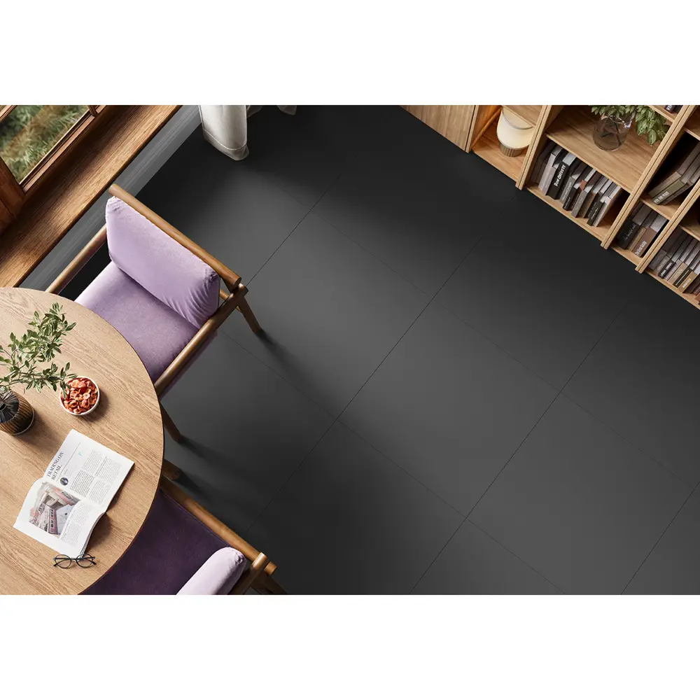 Фото Керамогранит Alma ceramica Spector GFU6060SPR20R 60x60см цвет черный Фото Керамогранит Alma ceramica Spector GFU6060SPR20R 60x60см цвет черный