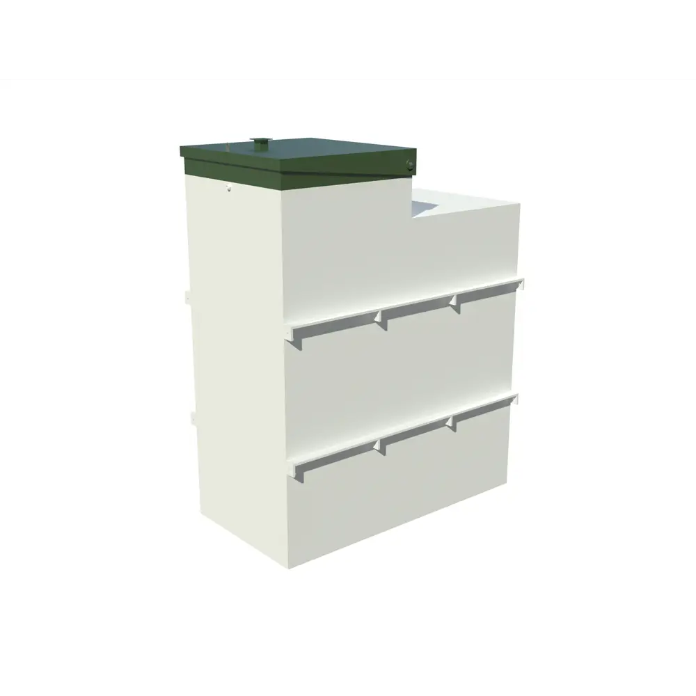 Фото Септик Топол-эко Топас 10 200л 2000л/сутки белый принудительный выброс воды