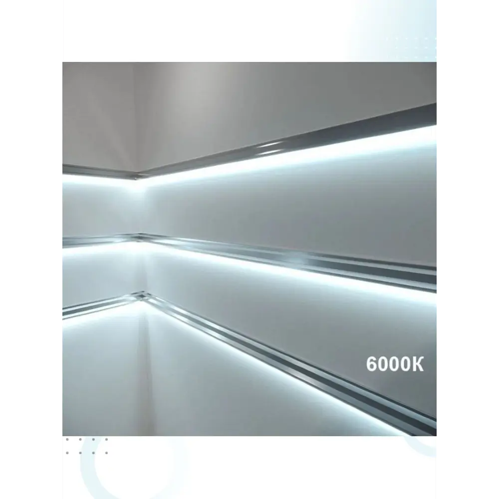 Фото 2 Светодиодная лента COB LUX 6000К 320LED/м 12В 12Вт/м 8 мм LED лента X2 5 метров Фото 2 Светодиодная лента COB LUX 6000К 320LED/м 12В 12Вт/м 8 мм LED лента X2 5 метров