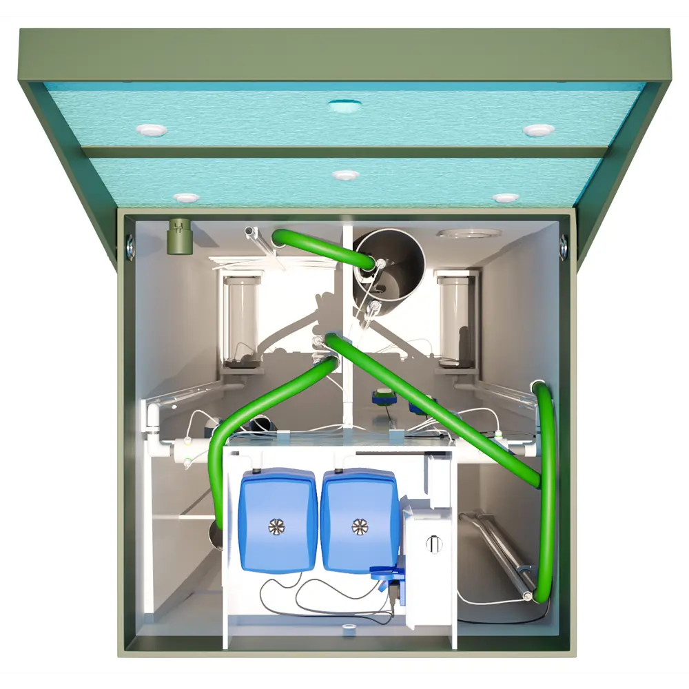 Фото 2 Септик Топол-эко Топас 5 Лонг 200л 1000л/сутки белый принудительный выброс воды