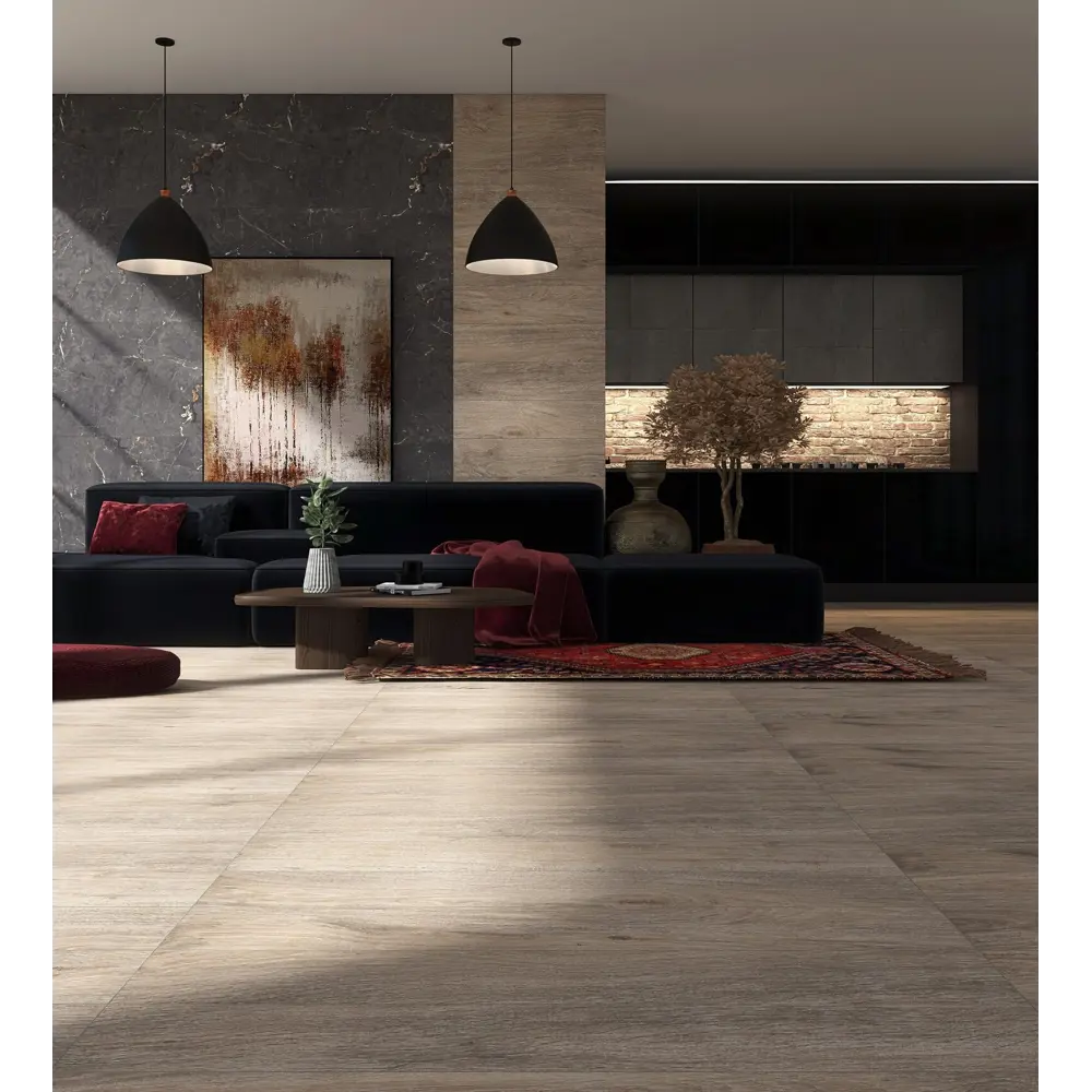 Фото 6 Керамогранит Eurotile Wood shine 7930138704781 20x120см цвет бежевый Фото 6 Керамогранит Eurotile Wood shine 7930138704781 20x120см цвет бежевый