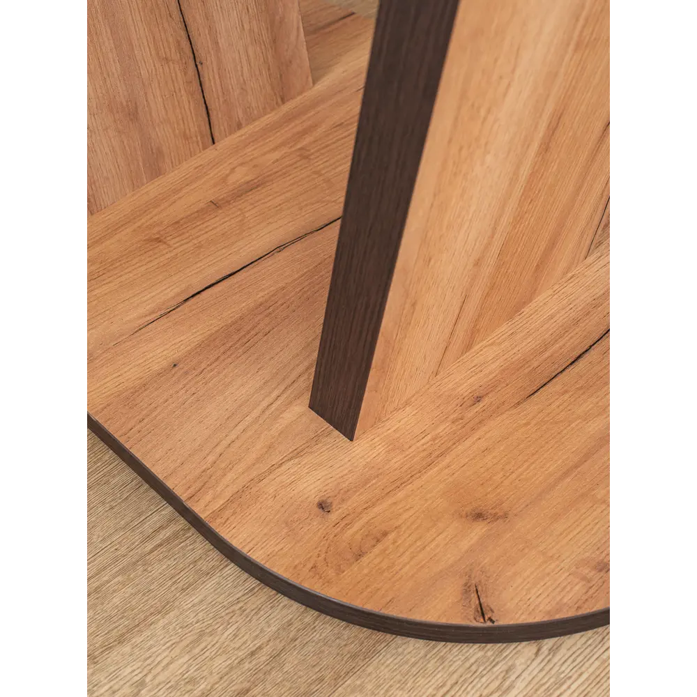 Фото 11 Кухонный стол овальный Домотека 9234 120x80 см лдсп цвет дуб канада Фото 11 Кухонный стол овальный Домотека 9234 120x80 см лдсп цвет дуб канада