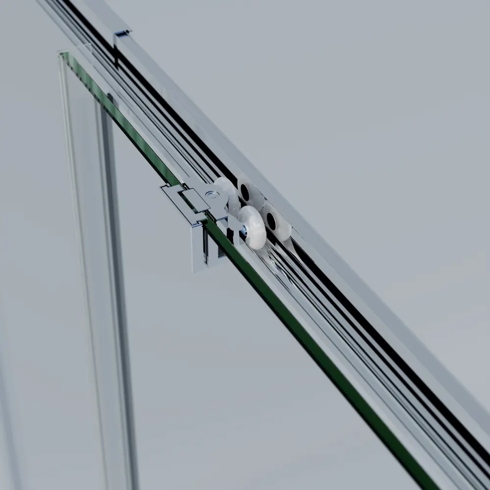 Фото 3 Душевой уголок Vincea Rapid-N VSS-3RN 90x90см квадратный хромированный профиль эффект стекла прозрачное закаленное стекло