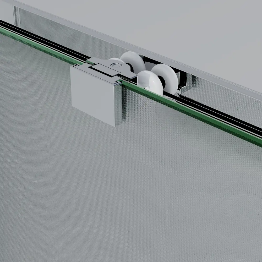 Фото 3 Душевой уголок Vincea Rapid-N VSS-3RN квадратный 90x90см хромированный профиль эффект стекла рифленый