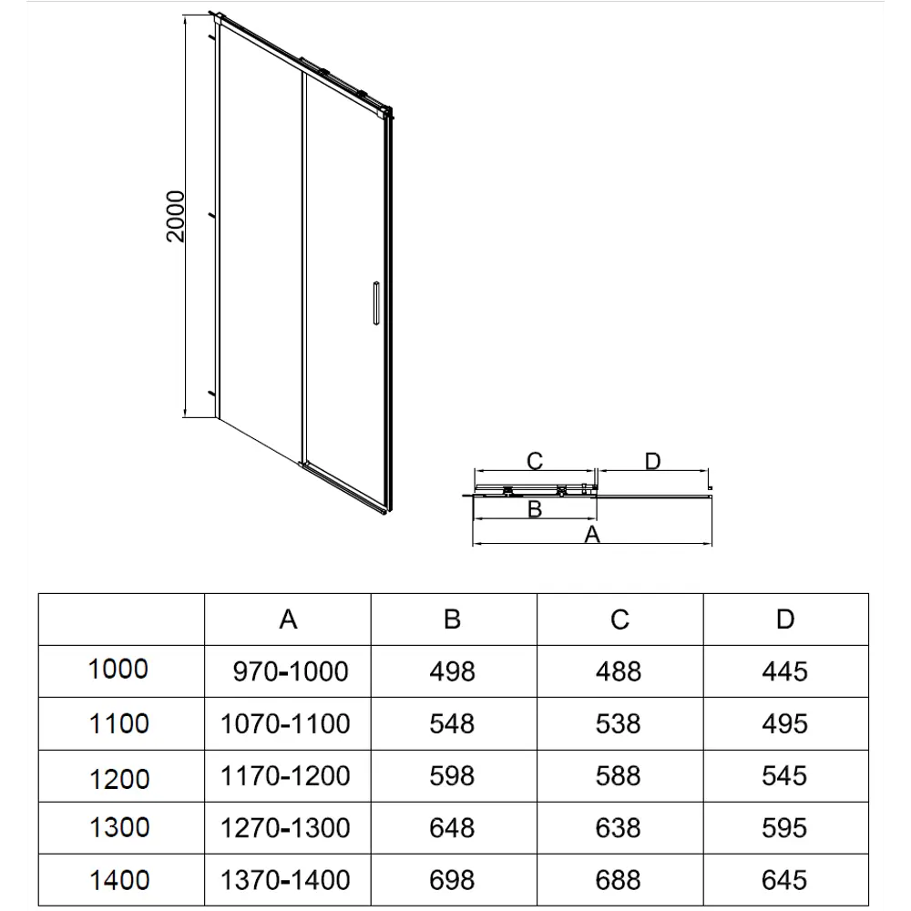Фото 11 Душевой уголок Vincea Soft 2 VSR-3SO2 прямоугольный 130x80см черный профиль эффект стекла прозрачное закаленное стекло