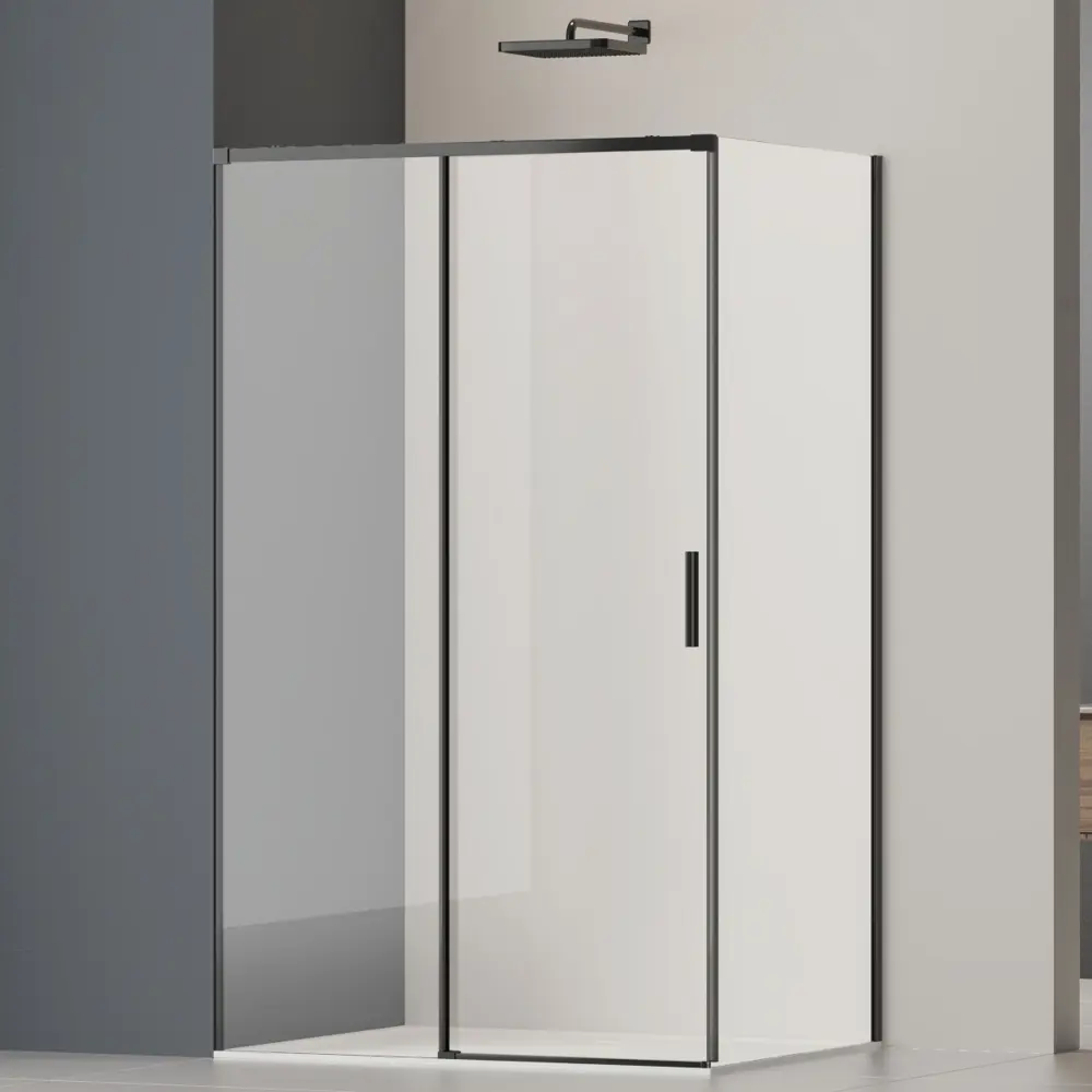 Фото Душевой уголок Vincea Soft 2 VSR-3SO2 прямоугольный 120x90см черный профиль эффект стекла прозрачное закаленное стекло Фото Душевой уголок Vincea Soft 2 VSR-3SO2 прямоугольный 120x90см черный профиль эффект стекла прозрачное закаленное стекло