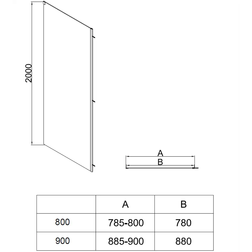 Фото 12 Душевой уголок Vincea Soft 2 VSR-3SO2 прямоугольный 130x90см черный профиль эффект стекла прозрачное закаленное стекло