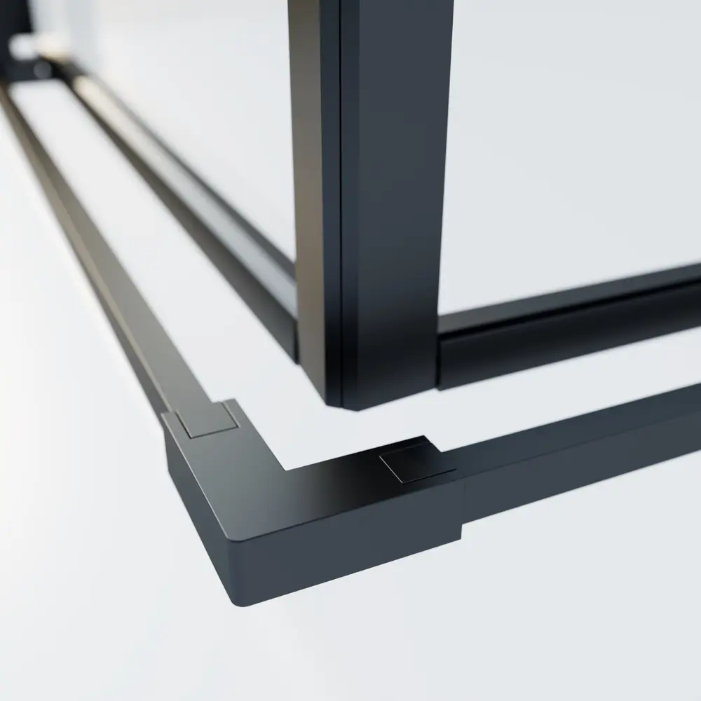 Фото 7 Душевой уголок Vincea Rapid-N VSS-3RN квадратный 80x80см черный профиль эффект стекла прозрачное закаленное стекло Фото 7 Душевой уголок Vincea Rapid-N VSS-3RN квадратный 80x80см черный профиль эффект стекла прозрачное закаленное стекло