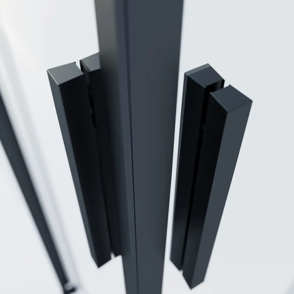 Фото 6 Душевой уголок Vincea Rapid-N VSS-3RN квадратный 80x80см черный профиль эффект стекла прозрачное закаленное стекло Фото 6 Душевой уголок Vincea Rapid-N VSS-3RN квадратный 80x80см черный профиль эффект стекла прозрачное закаленное стекло