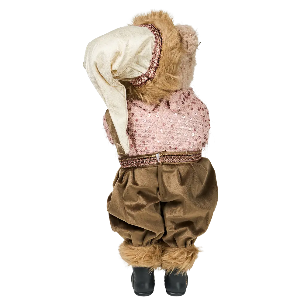 Фото 3 Фигура декоративная KREAFORTA Медведь 55 см коричневый