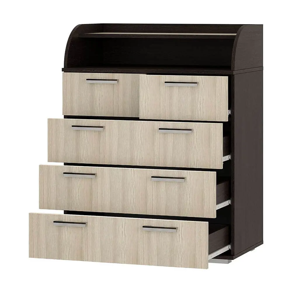 Фото 4 Комод Бтс 5 ящиков 80x46x102 см ЛДСП цвет венге