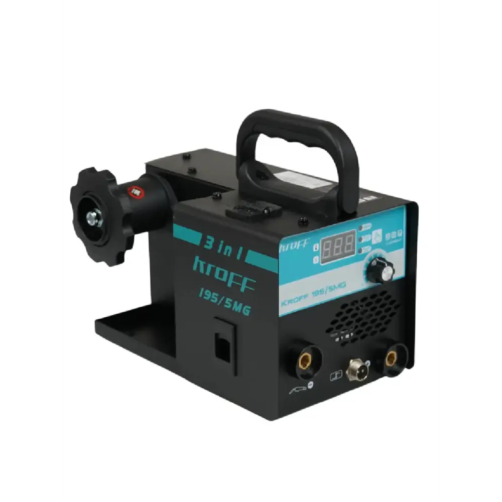 Фото 3 Сварочный полуавтомат инверторный Kroff 195/5MG, 195 А, до 4 мм Фото 3 Сварочный полуавтомат инверторный Kroff 195/5MG, 195 А, до 4 мм