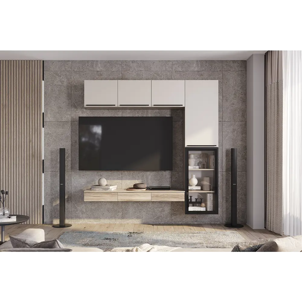 Фото 3 Шкаф распашной Интерьер-центр Урбан с 1 дверью 50x100x37.7 см ЛДСП цвет дуб смоки Фото 3 Шкаф распашной Интерьер-центр Урбан с 1 дверью 50x100x37.7 см ЛДСП цвет дуб смоки