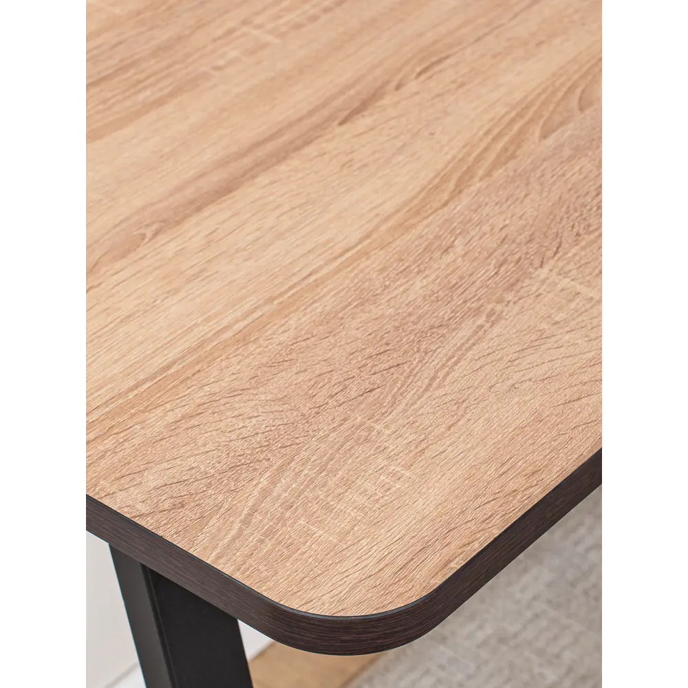 Фото 12 Стол письменный Домотека Оскар 118x75x62 см ЛДСП цвет светлый орех