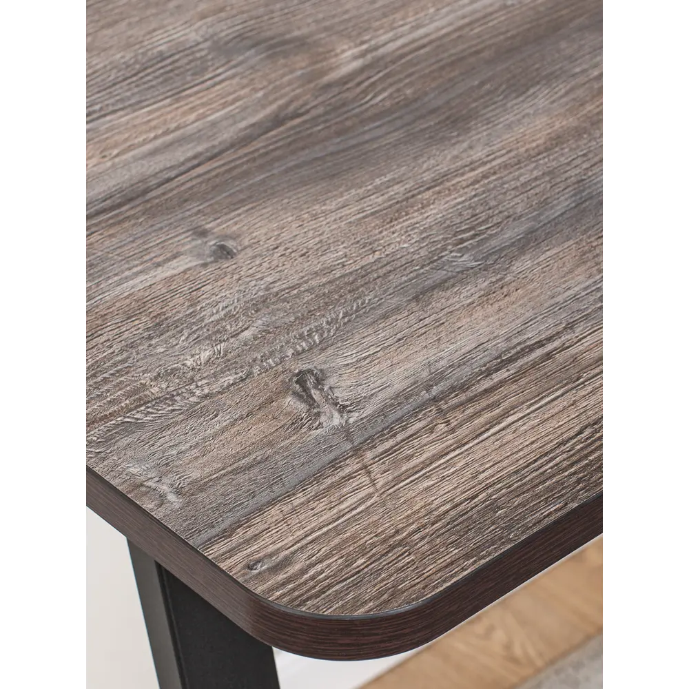 Фото 14 Стол письменный Домотека Оскар 118x75x62 см ЛДСП цвет темный орех