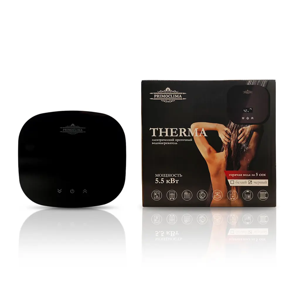 Фото 9 Проточный водонагреватель электрический Primoclima PC Therma 5.5 (B) 5.5 кВт черный Фото 9 Проточный водонагреватель электрический Primoclima PC Therma 5.5 (B) 5.5 кВт черный