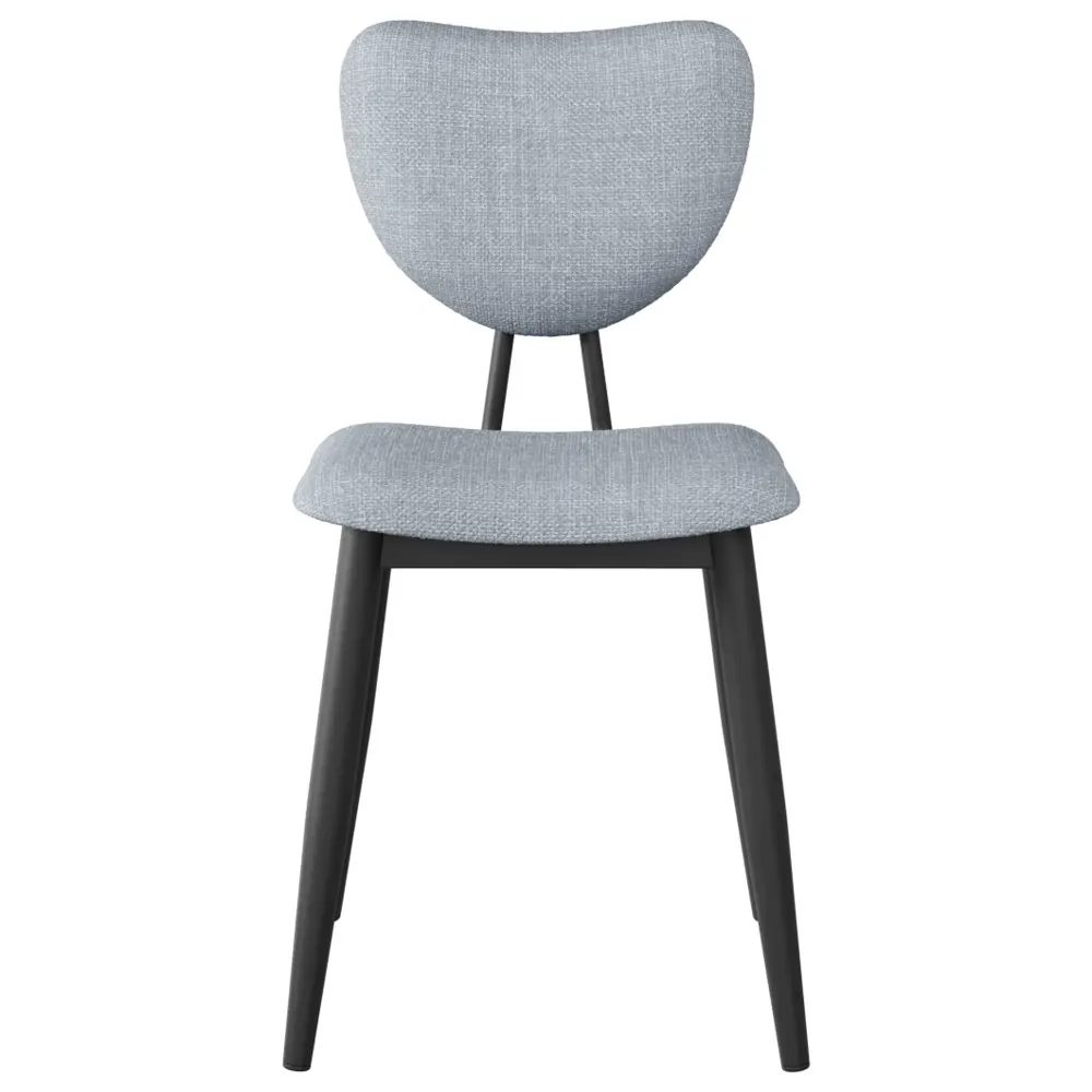 Фото Стул Мидори Столбург ткань рогожка Флорида серебро