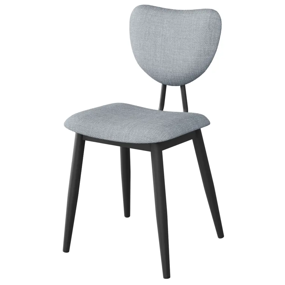 Фото 4 Стул Мидори Столбург ткань рогожка Флорида серебро