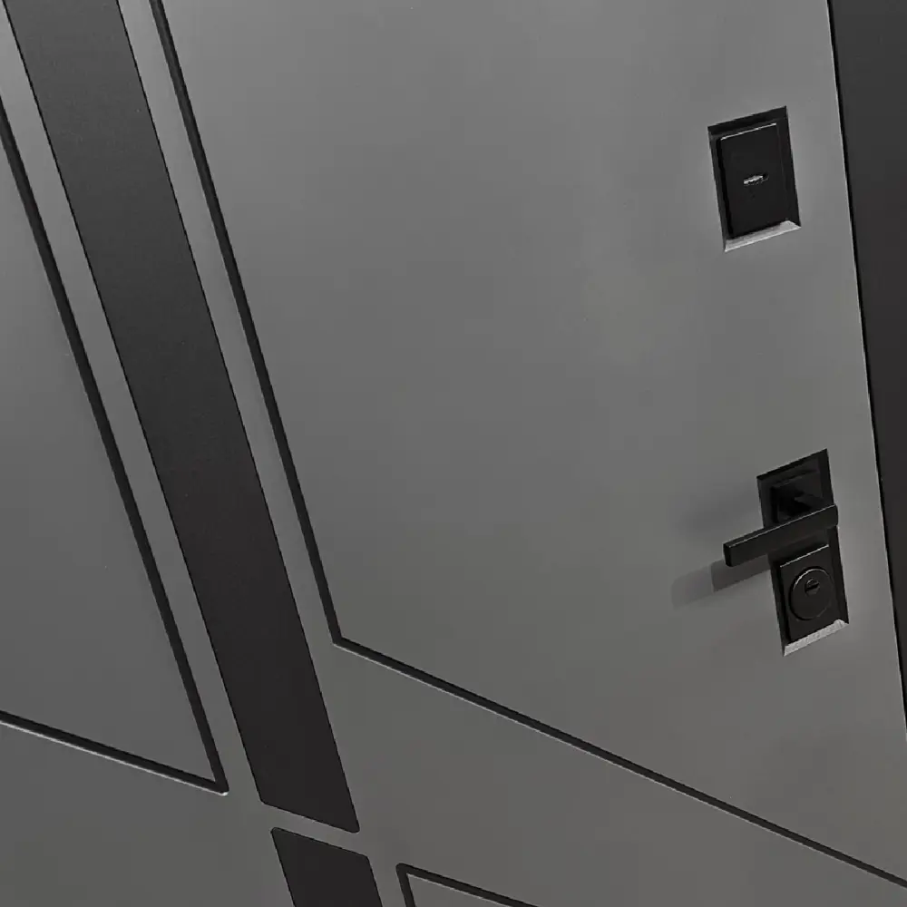 Фото 4 Входная дверь Bunker Бункер BN-12 левый 205x88см цвет веллюто оскуро/грей софт с зеркалом ФЛЗ-649