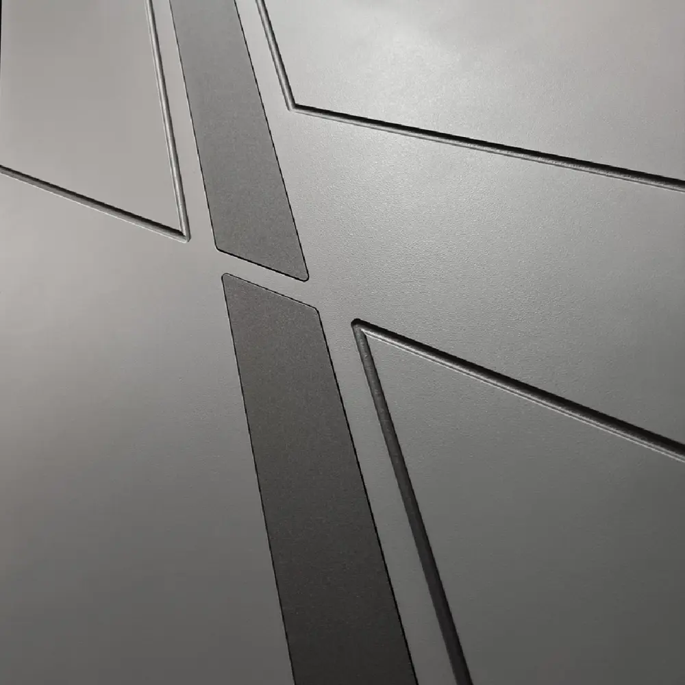 Фото 3 Входная дверь Bunker Бункер BN-12 левый 205x88см цвет веллюто оскуро/грей софт с зеркалом ФЛЗ-649