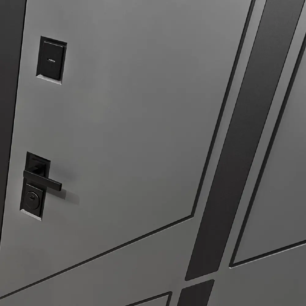 Фото 4 Входная дверь Bunker Бункер BN-12 правый 205x96см цвет веллюто оскуро/грей софт с зеркалом ФЛЗ-649