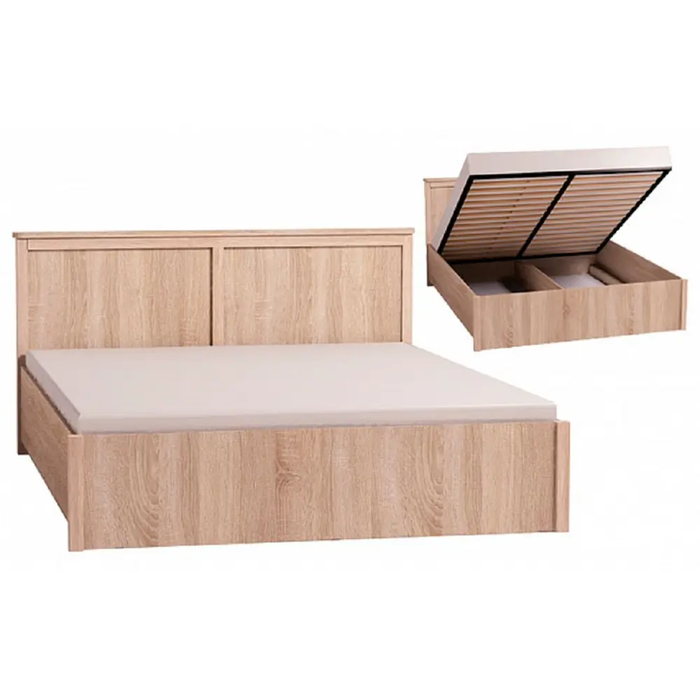 Фото 2 Кровать Глазов Sherlock 160x200 см цвет дуб сонома Фото 2 Кровать Глазов Sherlock 160x200 см цвет дуб сонома