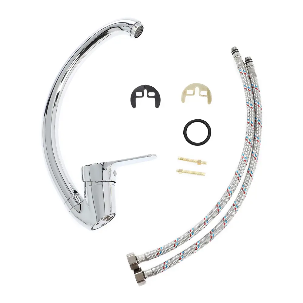 Фото 10 Смеситель для кухни Agger 21 поворотный излив 19 см цвет хром Фото 10 Смеситель для кухни Agger 21 поворотный излив 19 см цвет хром