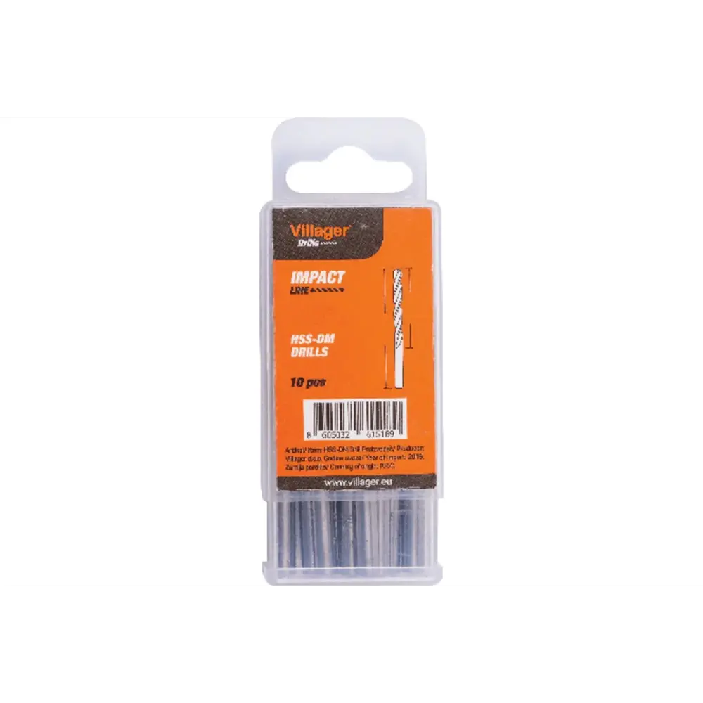 Фото Сверло по металлу Villager HSS 1.5 мм 10 шт Фото Сверло по металлу Villager HSS 1.5 мм 10 шт