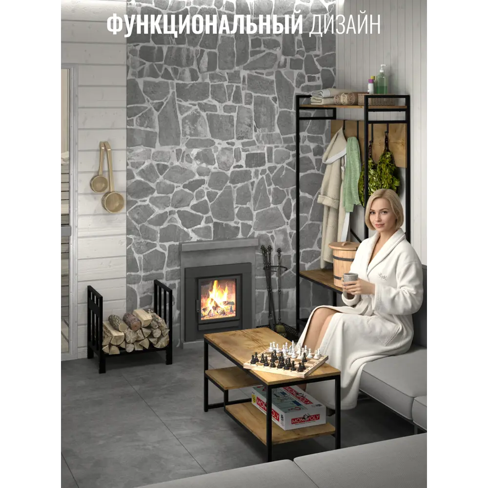 Фото 14 Вешалка напольная Grostat home Mote 100x182x34 см металл цвет коричневый Фото 14 Вешалка напольная Grostat home Mote 100x182x34 см металл цвет коричневый