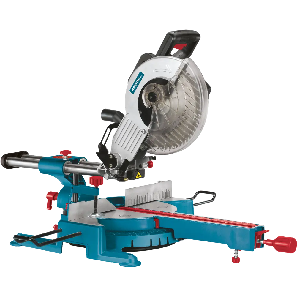 Фото 3 Пила торцовочная сетевая Кратон MS-2100/255-430L, 2100 Вт