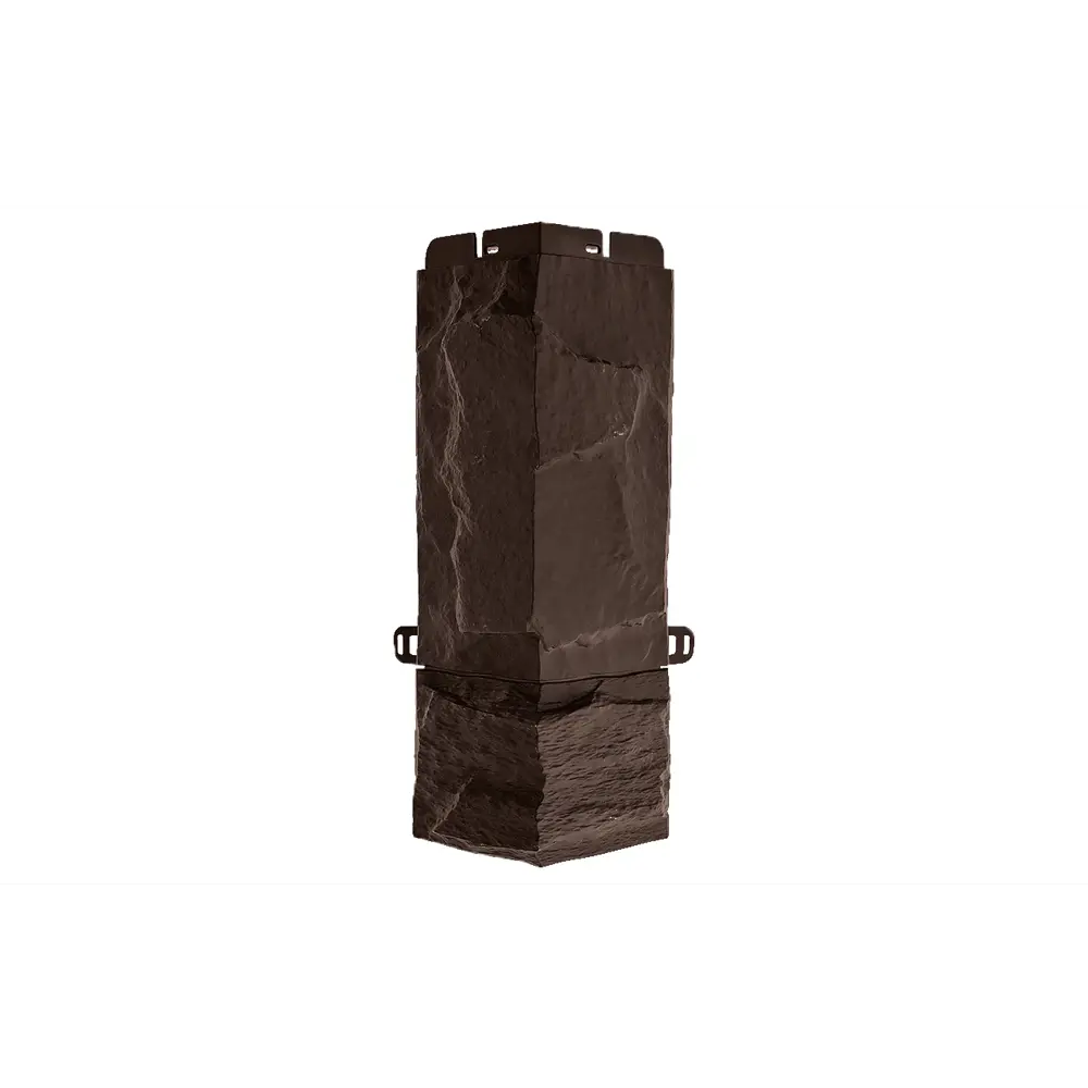 Фото Угол наружный Альта-профиль Гранит эко 470x160мм коричневый 1шт